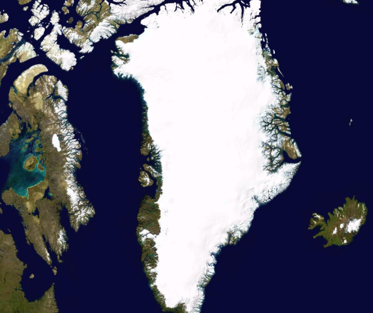 El destino de la capa de hielo de Groenlandia depende de las emisiones de carbono humanas